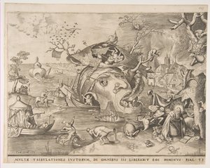 Sankt Anthonys fristelse, 1556. af Pieter van der Heyden