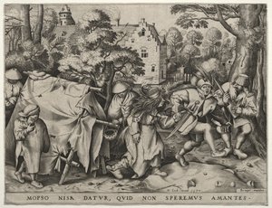 Brylluppet mellem Mopsus og Nisa, 1570. af Pieter van der Heyden