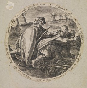 Den blinde fører den blinde af Pieter van der Heyden