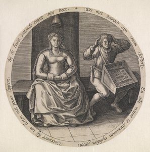 Den ubekymrede kræmmer af Pieter van der Heyden