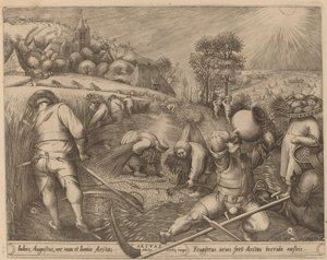 Sommer af Pieter van der Heyden after Pieter Bruegel the Elder