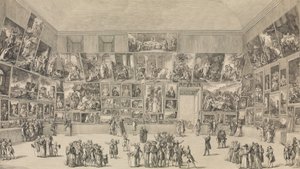Udsigt over salonen fra 1785.