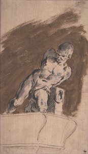 Lænket nøgen fange, efter Pietro Tacca, 1729-1804.