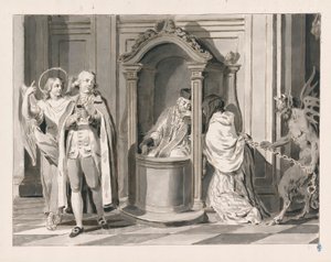 Bekendelse eller bod fra De syv sakramenter af Pietro Antonio Novelli