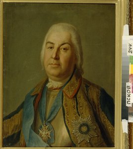 Portræt af grev Pyotr Semyonovich Saltykov, 1760 af Pietro Antonio Rotari