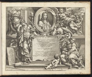 Portræt af Raphael Raphael Bible (serietitel) Imagines Veteris ac Novi Testamenti (serietitel) af Pietro Aquila