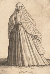 Den romerske enke, ca. 1580. af Pietro Bertelli.