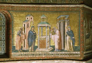 Præsentation til templet (mosaik)