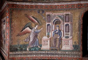 The Mosaic Annunciation of the Apsis af Pietro Cavallini