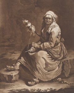 Den gamle arbejderkone, ca. 1757-1804. af Pietro Jacopo Palmieri