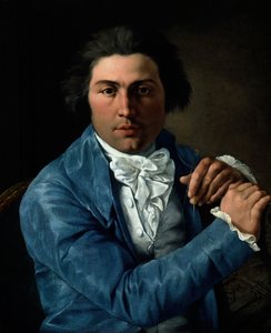 Portræt af arkitekten Giuseppe Valadier, ca. 1795. af Pietro Labruzzi
