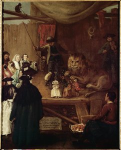 La cabane du lion - Løvehytten af Pietro Longhi