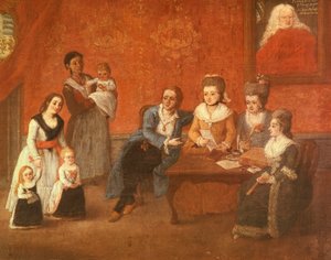 Familien Michiel, ca. 1780 (olie på lærred) af Pietro Longhi
