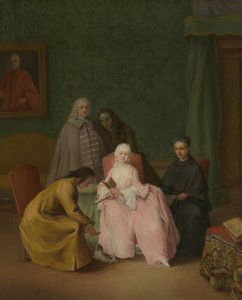 Besøget, 1746 af Pietro Longhi