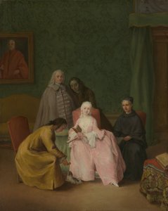 Besøget, 1746. af Pietro Longhi