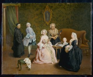 Familiekoncerten af Pietro Longhi