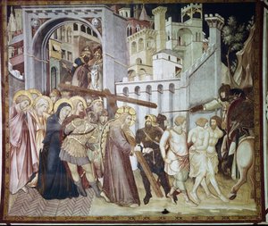 Passion of Christ - Fresco af Pietro Lorenzetti (1280-1348)