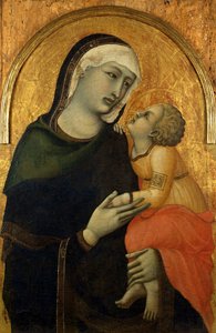 Pietro Lorenzetti - Madonna med barn - Google Art Project (27822073) af Pietro Lorenzetti