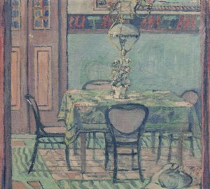 Interiør, 1918 af Pietro Marussig