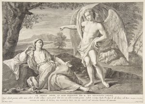 En engel viser sig for Hagar, 1727-72.