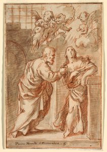 Tegning, Skt. Peter og Skt. Agatha, 1603-47