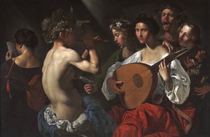 Bacchic Concert, ca. 1625-30 (olie på lærred)