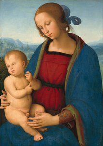 Madonna og barn af Pietro Perugino