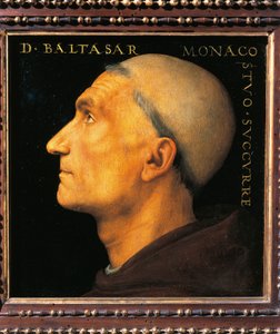Portræt af munk Balthazar fra Vallombrosa Abbey, af Pietro Perugino af Pietro Perugino