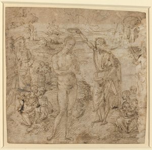 Kristi dåb af Pietro Perugino