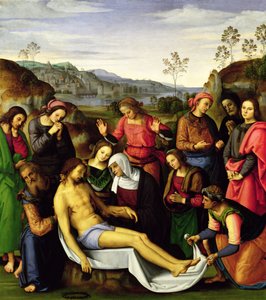 Kristi klagesang, 1495 af Pietro Perugino