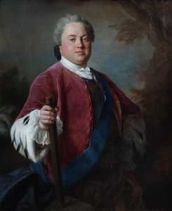 Tysk: Kurprinz Friedrich Christian von Sachsen (1722-1763) Kurfyrste Frederik Christian af Sachsen (1722-1763) af Pietro Rotari