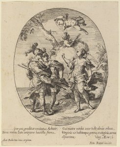 Venus viser sig for Achilles af Pietro Rotari after Antonio Balestra