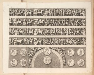 Relieffer på Septimius Severus bue i Rom