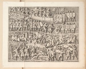 Relieffer på Septimius Severus bue i Rom