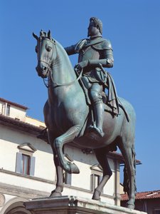 Monument til Ferdinando I de Medici, Piazza della SS Annunziata, Firenze, ca. 1602-08 (bronze)
