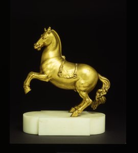 Opdrætshest (forgyldt bronze) af Pietro Tacca