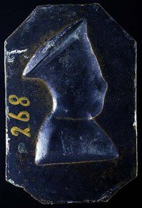 Plakat af Ludovico Gonzaga (1441-1478) (verso) (bronze) (for recto se 122328) af Pietro Tafano