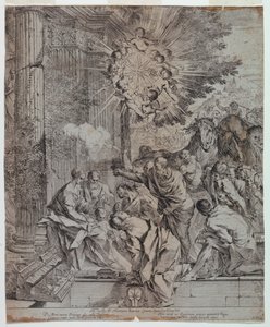 Magiernes tilbedelse af Pietro Testa