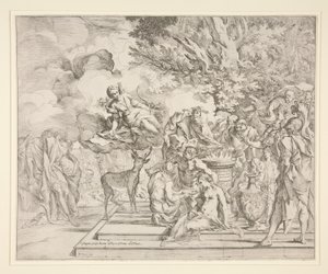 Iphigenia-offeret af Pietro Testa