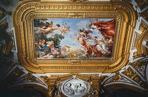 Venus, Planets Fresco Cycle, Pietro da Cortona (1596-1669), fresko, Pitti Palace, Venus Planetary Room, Firenze