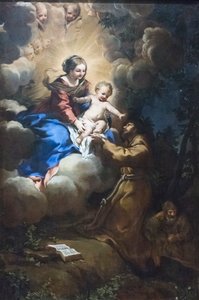 Vision of Mary to St Francis, ca. 1641 (olie på lærred)