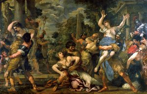 Voldtægt af sabinerne af Pietro da Cortona