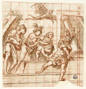 Allegorisk Scene med Fader Tid af Pietro della Vecchia