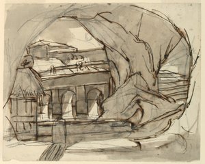 Scenedesign, Grotte af Pietro di Gottardo Gonzaga