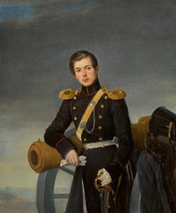 Portræt af Alexander Nikolaevich Karamzin 1815-1888, efter 1836.