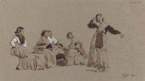 Spanske dansere af Pio Joris