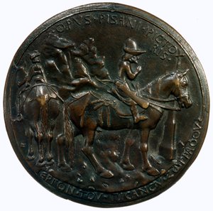 Johannes VIII, c1415-1455 af Antonio Pisanello