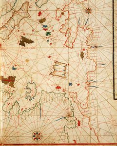 Peloponnes, fra portolan atlas bestående af seks søkort, af Placido Caloiro og Francesco Oliva, Parchment. 1646.