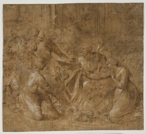 Hyrdernes tilbedelse af Polidoro da Caravaggio