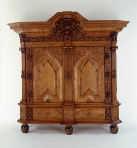 Skab, fra Danzig, ca. 1730 (træ)